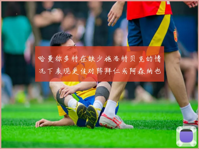 哈曼称多特在缺少施洛特贝克的情况下表现更佳对阵拜仁或阿森纳也有胜算