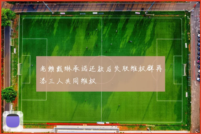 老赖戴琳承诺还款后失联维权群再添三人共同维权