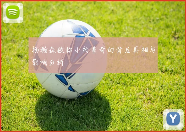 杨瀚森被称小约基奇的背后真相与影响分析